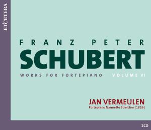 CD Shop - VERMEULEN, JAN SCHUBERT: COMPLETE WORKS FOR PIANOFORTE VOL.6