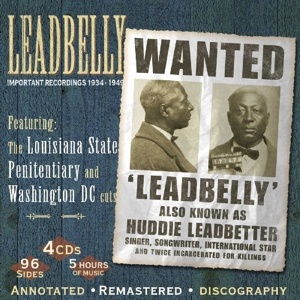 CD Shop - LEADBELLY IMPORTANT RECORDING 39-49