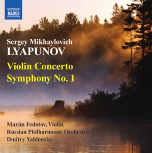 CD Shop - LYAPUNOV, S.M. VIOLIN CONCERTO/SYM.NO.1