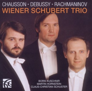 CD Shop - WIENER SCHUBERT TRIO CHAUSSON/DEBUSSY/RACHMANINOV