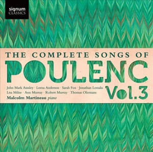 CD Shop - POULENC, F. COMPLETE SONGS VOL.3