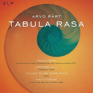 CD Shop - PART, A. TABULA RASA/SYMPHONY 1/COLLAGE ON A THEME B-A-C-H/PRO ET CONTRA