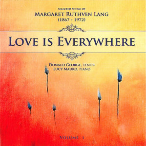 CD Shop - LANG, MARGARET RUTHVEN LOVE IS EVERYWHERE