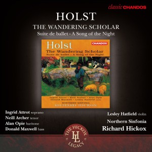 CD Shop - HOLST, G. WANDERING SCHOLAR/SUITE DE BALLET