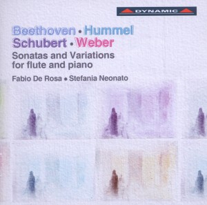 CD Shop - BEETHOVEN/HUMMEL/SCHUBERT SONATAS AND VARIATIONS FOR FLUTE AND PIANO