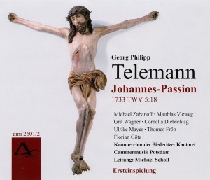 CD Shop - TELEMANN, G.P. JOHANNES-PASSION 1733