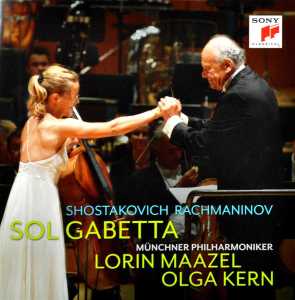 CD Shop - GABETTA, SOL SHOSTAKOVICH CELLO CONCERTO NO. 1 / Rachmaninov Sonata for Cello and Piano op. 19