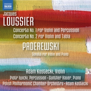 CD Shop - LOUSSIER/PADEREWSKI VIOLIN CONCERTOS NO.1 & 2
