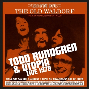 CD Shop - RUNDGREN, TODD & UTOPIA LIVE AT THE OLD WALDORF