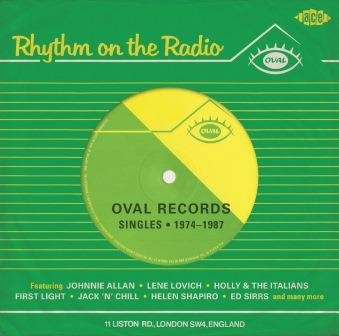 CD Shop - V/A RHYTHM ON THE RADIO: OVAL RECORDS SINGLES 1974-1987