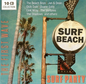 CD Shop - VARIOUS/BEACH BOYS/SPOTNICKS/DUANE EDDY SURF BEACH PARTY - THE FIRST WAVE