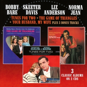 CD Shop - BARE, BOBBY/SKEETER DAVIS TUNES FOR TWO/GAME OF TRIANGLES/YOUR HUSBAND, MY WIFE