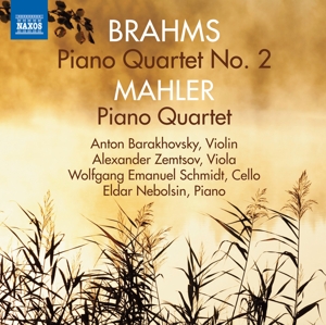 CD Shop - BRAHMS/MAHLER PIANO QUARTET NO.2/PIANO QUARTET