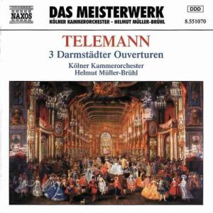 CD Shop - TELEMANN, G.P. 3 DARMSTADT OVERTURES