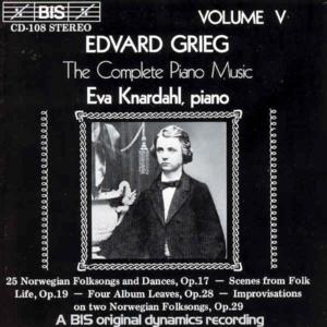 CD Shop - GRIEG, EDVARD COMPLETE PIANO MUSIC V.5