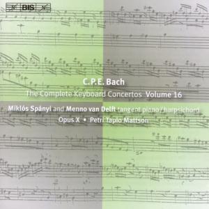 CD Shop - BACH, C.P.E. KEYBOARD CONCERTOS V.16