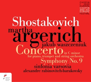 CD Shop - SHOSTAKOVICH, D. CONCERTO FOR PIANO IN C MINOR OP.35/SYMPHONY NO.9 OP.70