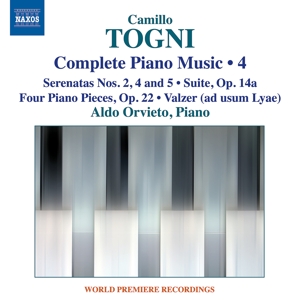 CD Shop - TOGNI, C. COMPLETE PIANO MUSIC 4