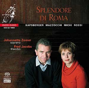 CD Shop - ZOMER/JACOBS Splendore Di Roma -Sacd-