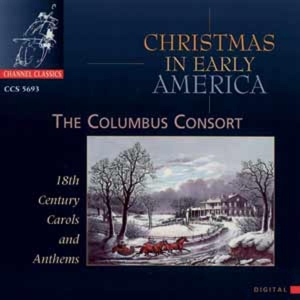 CD Shop - COLUMBUS CONSORT CHRISTMAS IN EARLY AMERIC