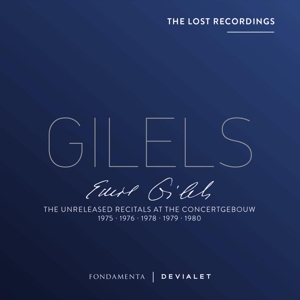 CD Shop - GILELS, EMIL UNRELEASED RECITALS AT THE CONCERTGEBOUW 1975-1980
