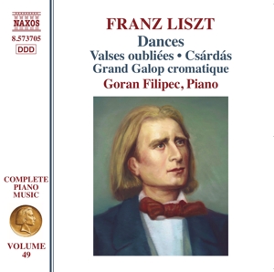 CD Shop - LISZT, FRANZ DANCES - COMPLETE PIANO MUSIC VOL.49