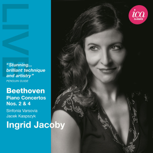 CD Shop - JACOBY, INGRID / SINFONIA BEETHOVEN: PIANO CONCERTOS NOS. 2 & 4