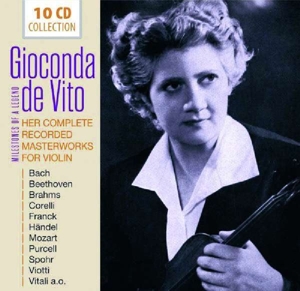 CD Shop - DE VITO GIOCONDA HER COMPLETE RECORDED MASTERWORKS FOR VIOLIN