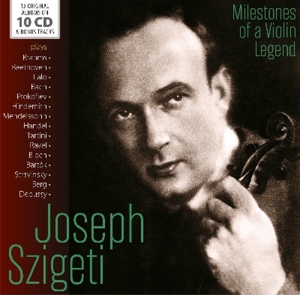 CD Shop - SZIGETI JOSEPH MILESTONES OF A VIOLIN LEGEND