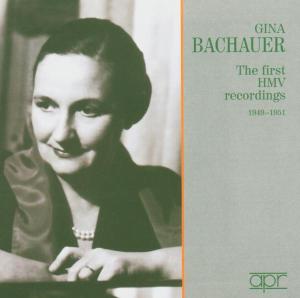 CD Shop - BACHAUER, G. FIRST HMV RECORDINGS 1949 1951