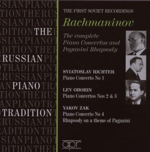 CD Shop - RACHMANINOV, S. COMPLETE PIANO CONCERTOS/PAGANINI RHAPSODIES