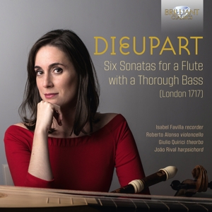 CD Shop - DIEUPART, C. SIX SONATAS FOR A FLUTE WITH A THOROUGH BASS