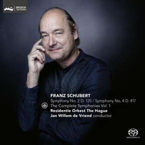 CD Shop - RESIDENTIE ORKEST THE HAGUE / JAN WILLEM DE VRIEND Schubert: Complete Symphonies Vol.1: Symphony No.2 & No.4