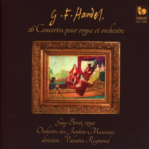 CD Shop - ORCHESTRE DES JARDINS MUS G.F. HANDEL - 16 CONCERTOS POUR ORGUE ET ORCHESTRE