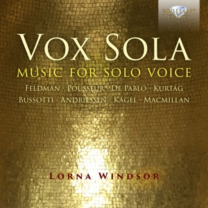 CD Shop - WINDSOR, LORNA VOX SOLA - MUSIC FOR SOLO VOICE