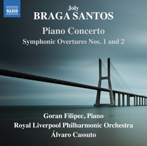 CD Shop - BRAGA SANTOS, J. PIANO CONCERTO/SYMPHONIC OVERTURES NOS. 1 AND 2