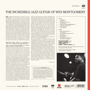 CD Shop - MONTGOMERY, WES INCREDIBLE JAZZ GUITAR OF WES MONTGOMERY