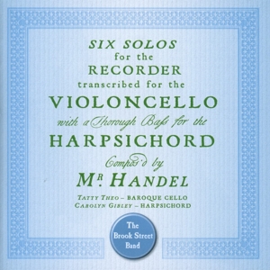CD Shop - HANDEL, G.F. SONATAS FOR CELLO