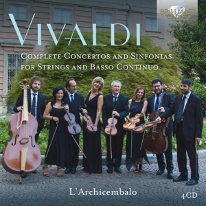 CD Shop - VIVALDI, A. COMPLETE CONCERTOS AND SINFONIAS FOR STRINGS AND BASSO