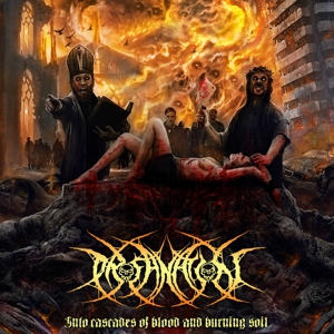 CD Shop - PROFANATION INTO CASCADES OF BLOOD AND BURNING SOIL