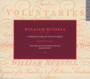 CD Shop - RUSSELL, WILLIAM COMPLETE ORGAN VOLUNTARIES