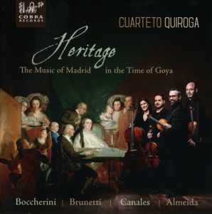 CD Shop - CUARTETO QUIROGA HERITAGE - THE MUSIC OF MADRID IN THE TIME OF