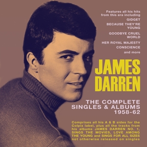 CD Shop - DARREN, JAMES COMPLETE SINGLES & ALBUMS 1958-62