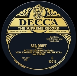 CD Shop - HENDERSON, ROY & NEW ENGL SEA DRIFT (DELIUS)