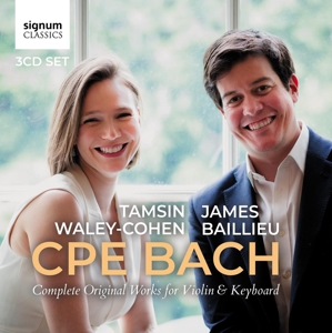 CD Shop - WALEY-COHEN, TAMSIN & JAM C.P.E. BACH: COMPLETE WORKS FOR VIOLIN AND KEYBOARD