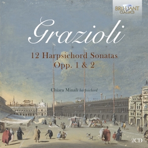 CD Shop - GRAZIOLI, G.B. 12 HARPSICHORD SONATAS OPP. 1 & 2