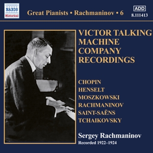 CD Shop - RACHMANINOV, SERGEY COMPLETE SOLO PIANO RECORDINGS VOL.6