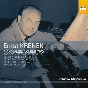 CD Shop - KHRISTENKO, STANISLAV ERNST KRENEK: PIANO MUSIC, VOLUME TWO