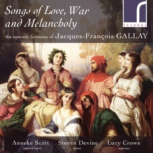 CD Shop - GALLAY, J.F. SONGS OF LOVE, WAR AND MELANCHOLY
