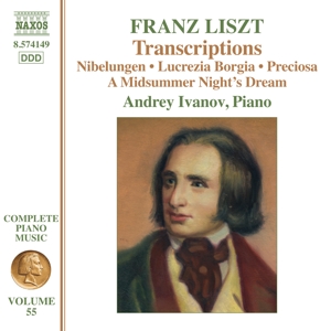 CD Shop - IVANOV, ANDREY LISZT: TRANSCRIPTIONS